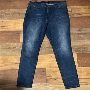Express Dark Blue perfect curves Jeans Size 16